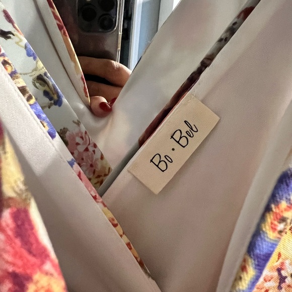Bo.Bel Floral V-Neck Dress - Picture 2 of 3